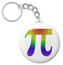 Evan's Pi Keychain